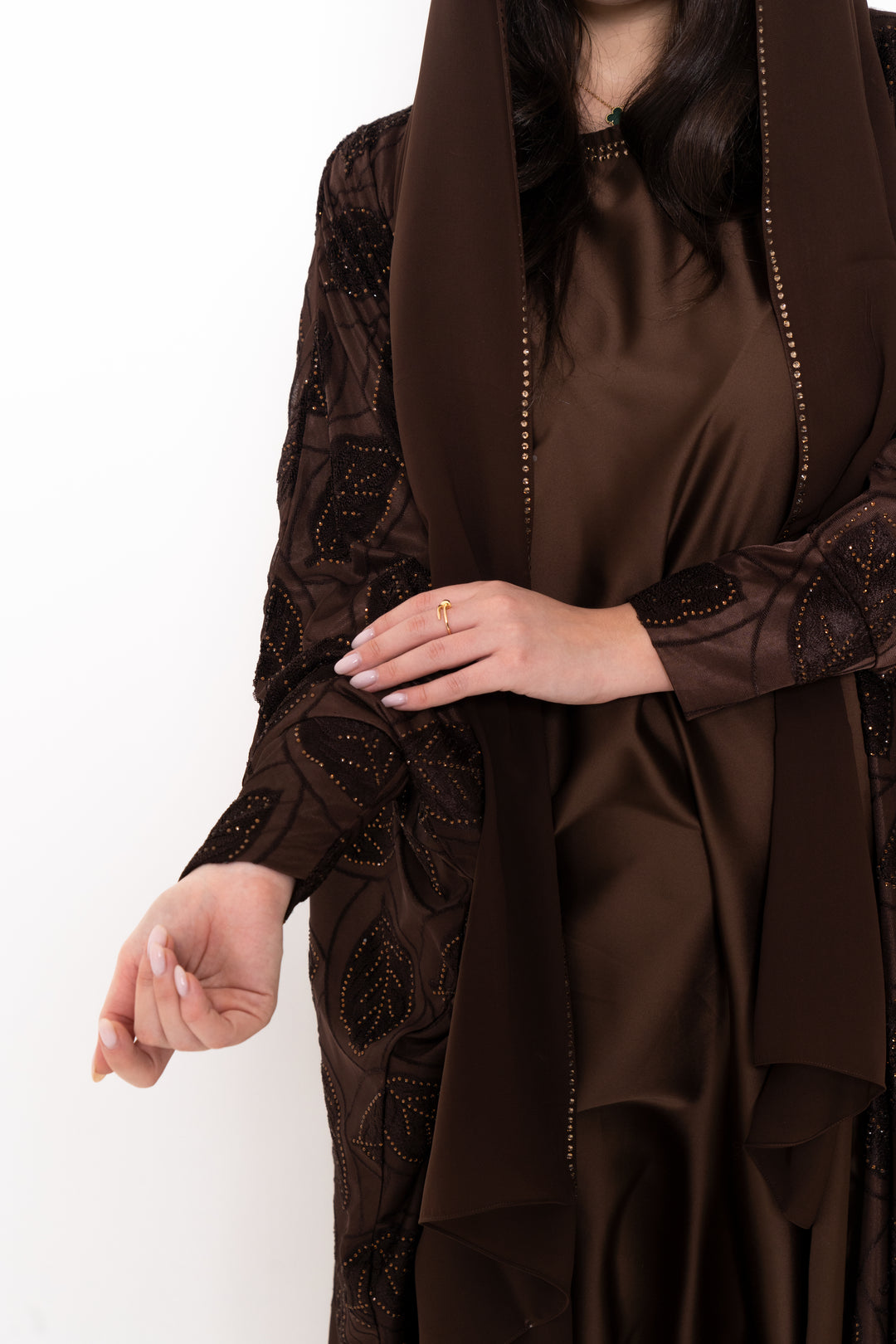 Zara Brown Abaya
