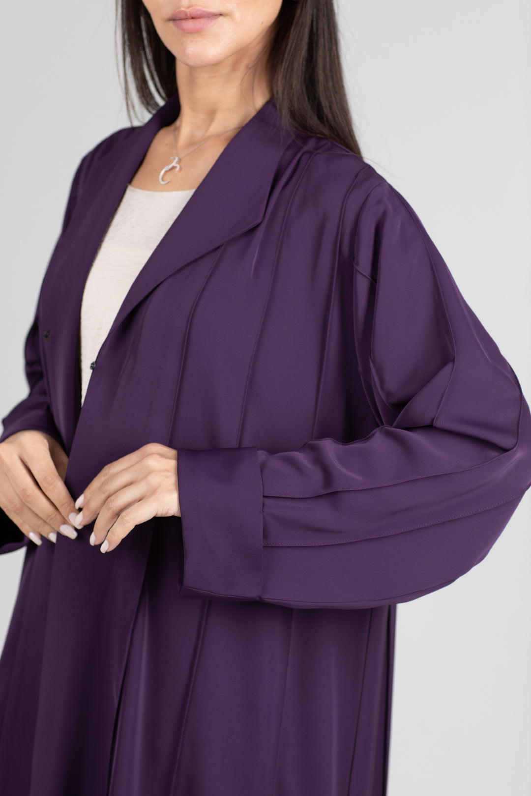 Iqra Abaya purple