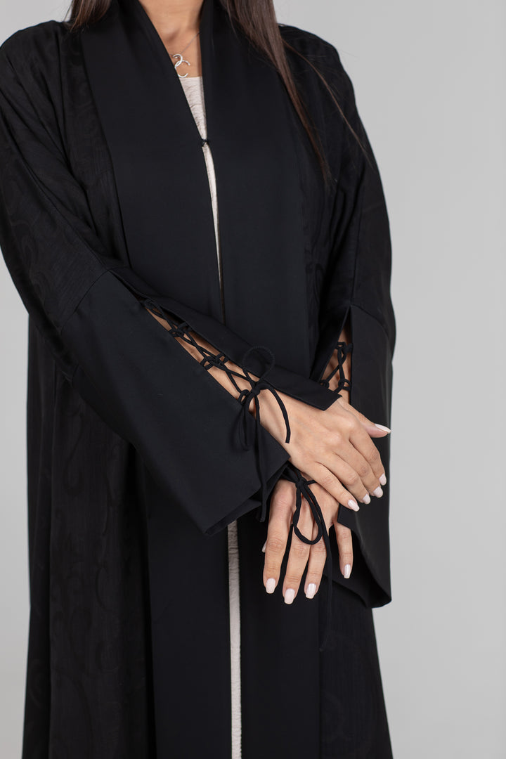 Nageena Black Abaya