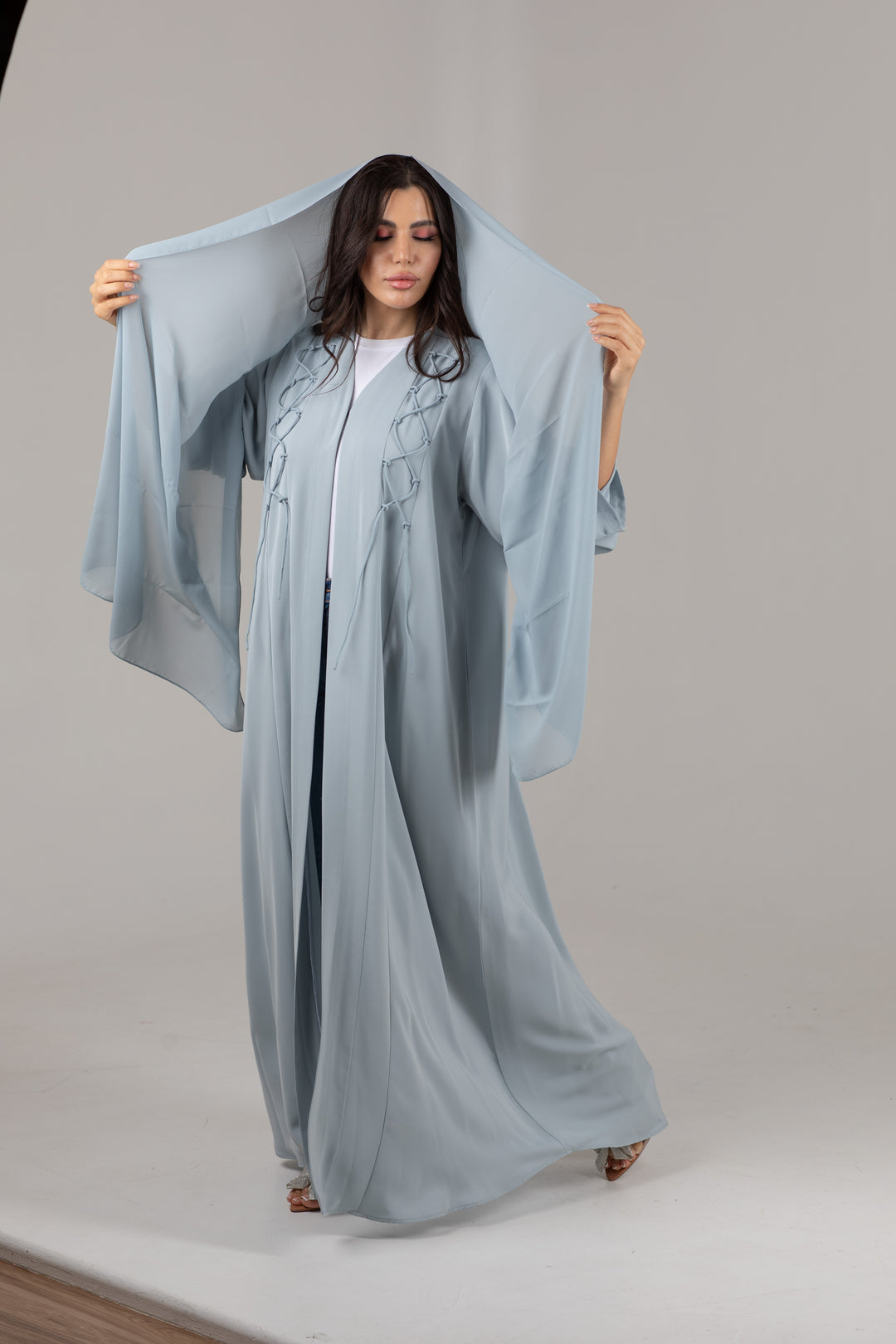 Sameena Blue Abaya