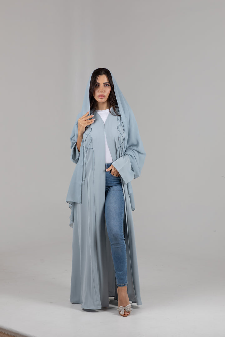 Sameena Blue Abaya