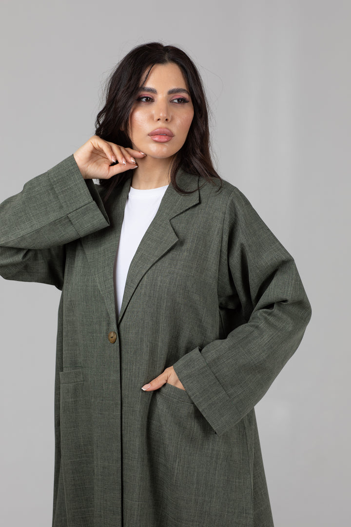 Aafia Grey Abaya