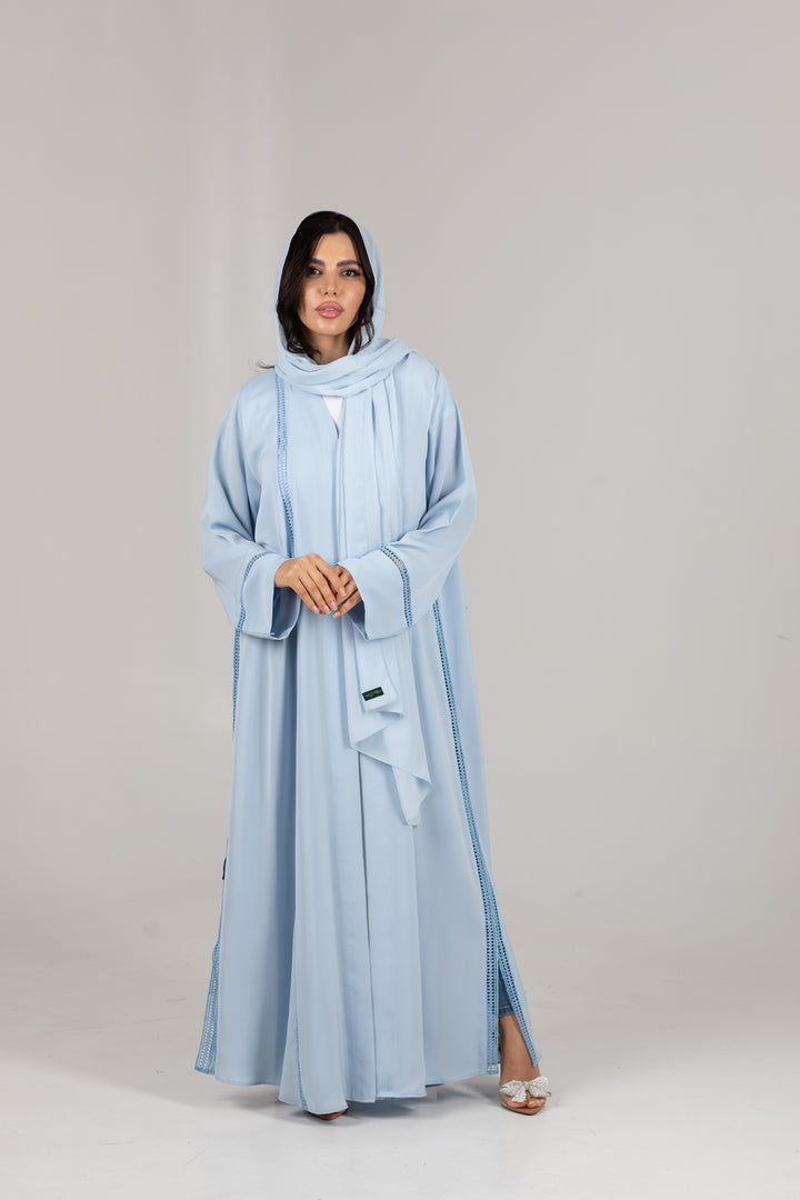 Rimsha Blue Abaya