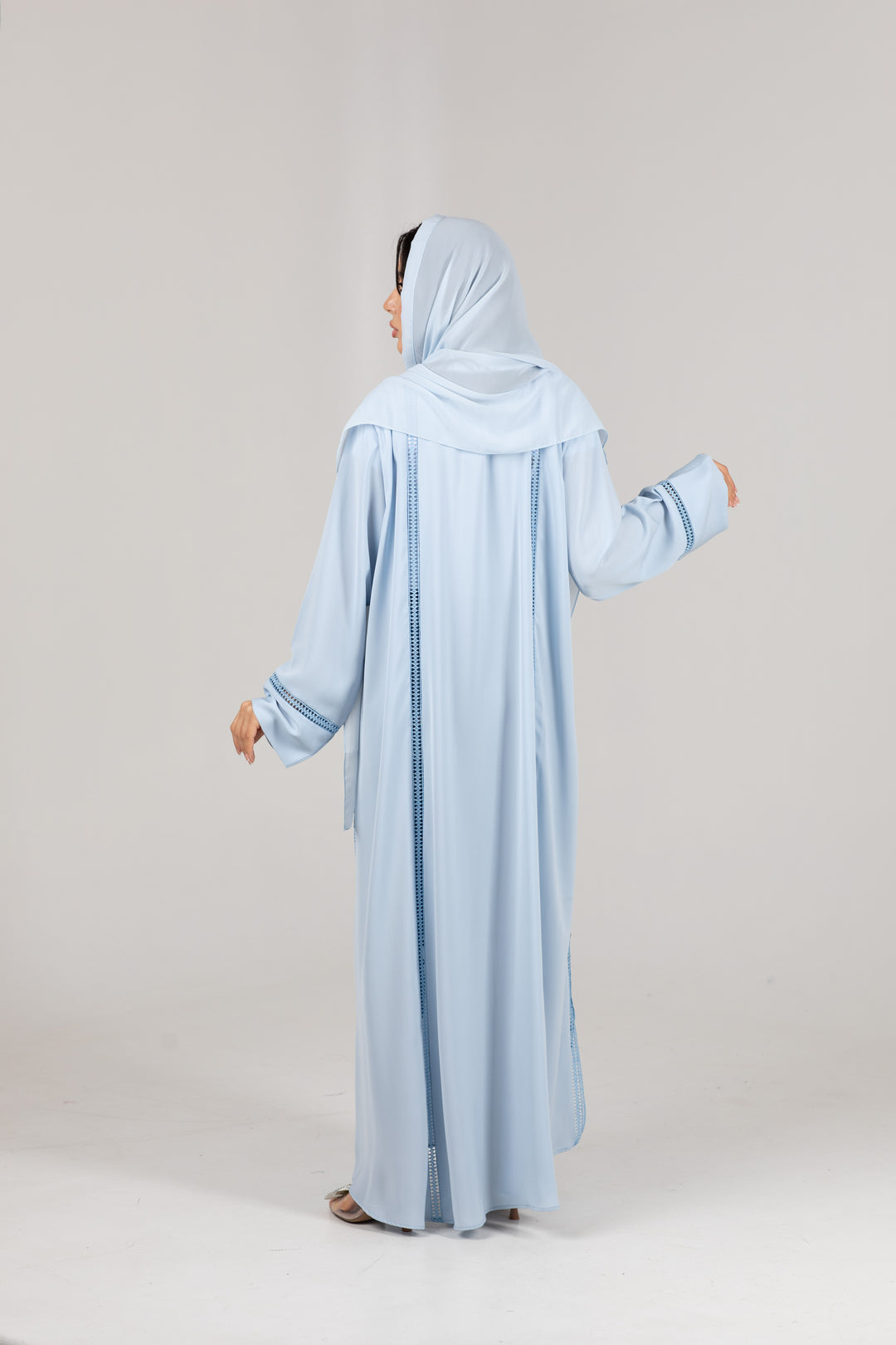 Rimsha Blue Abaya