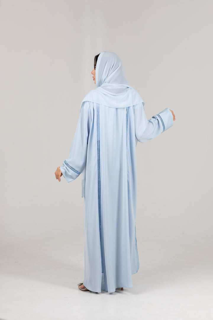 Rimsha Blue Abaya