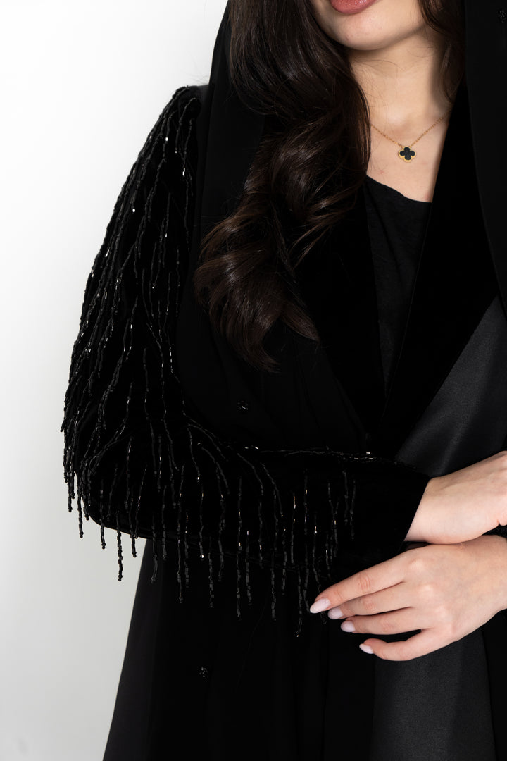 Zayna Black Abaya