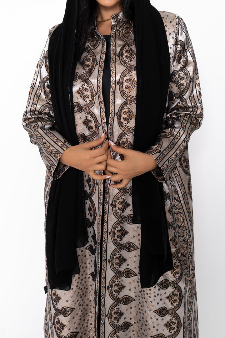 Samara Silver Abaya