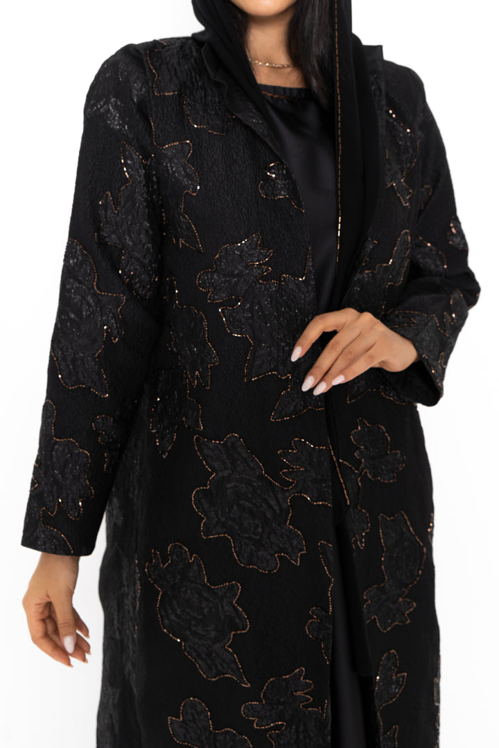 Arwa Black Abaya