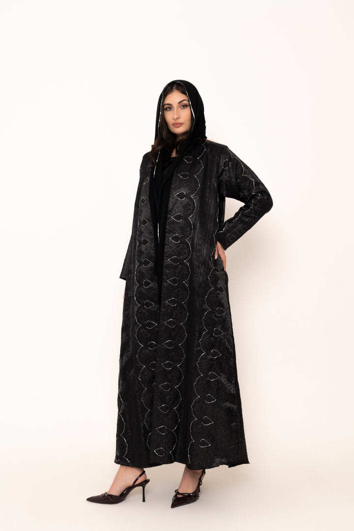 Laila Black Abaya