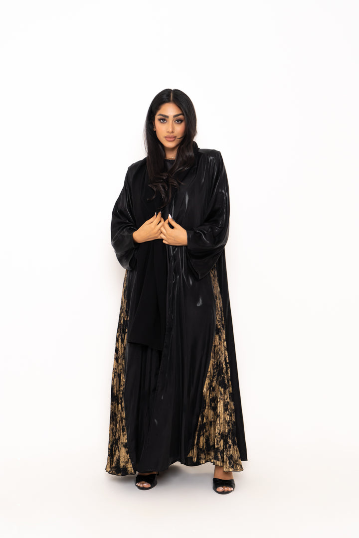 Amira Black & Gold  Abaya