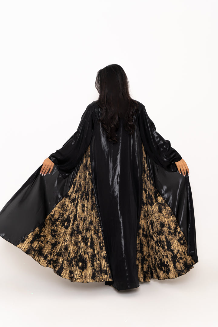 Amira Black & Gold  Abaya