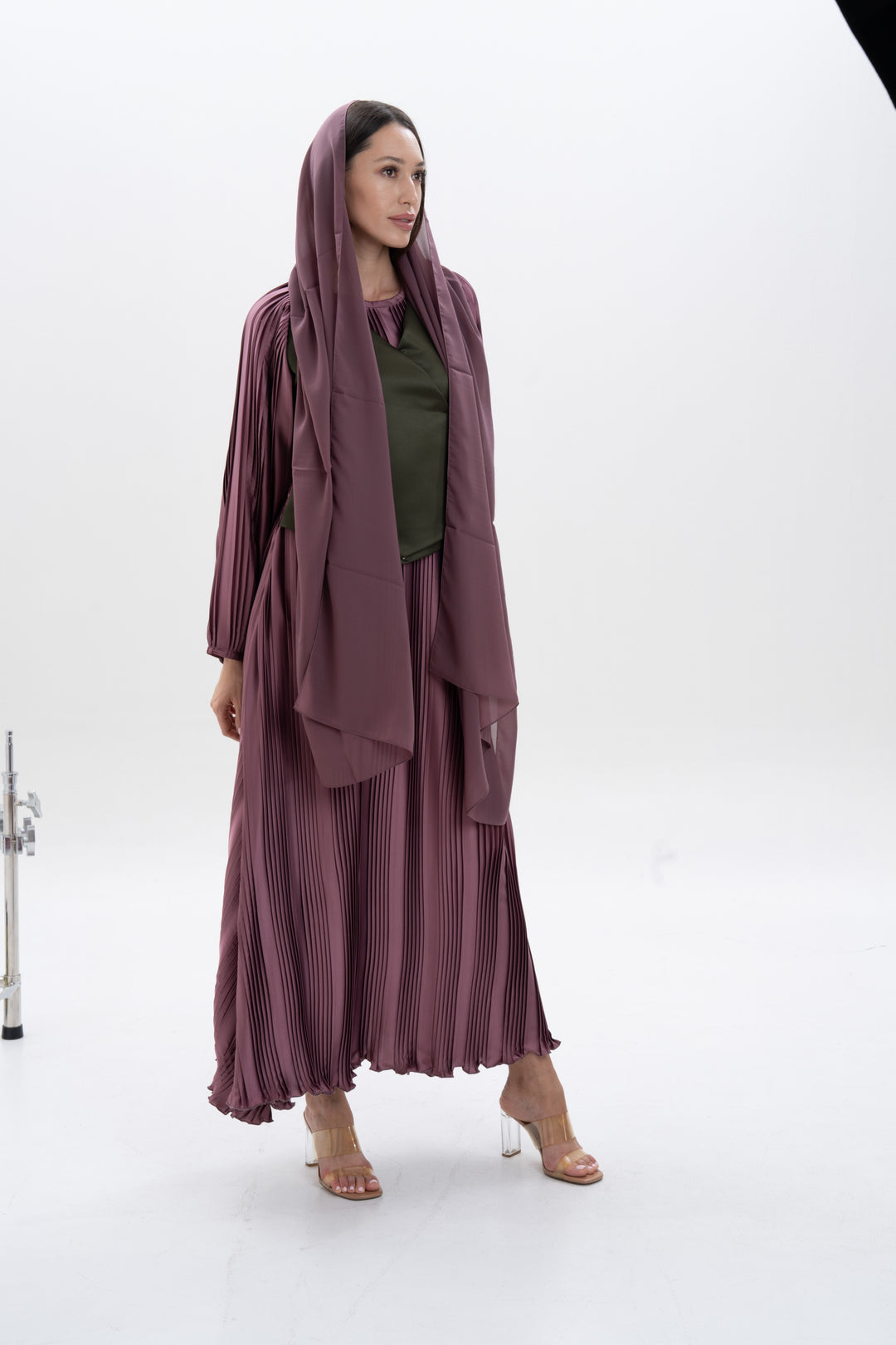 KIran Plum & Green Dress