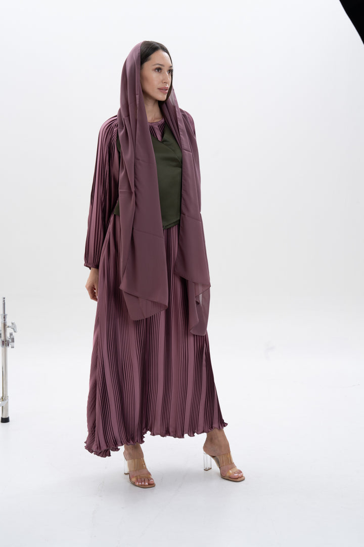 KIran Plum & Green Dress