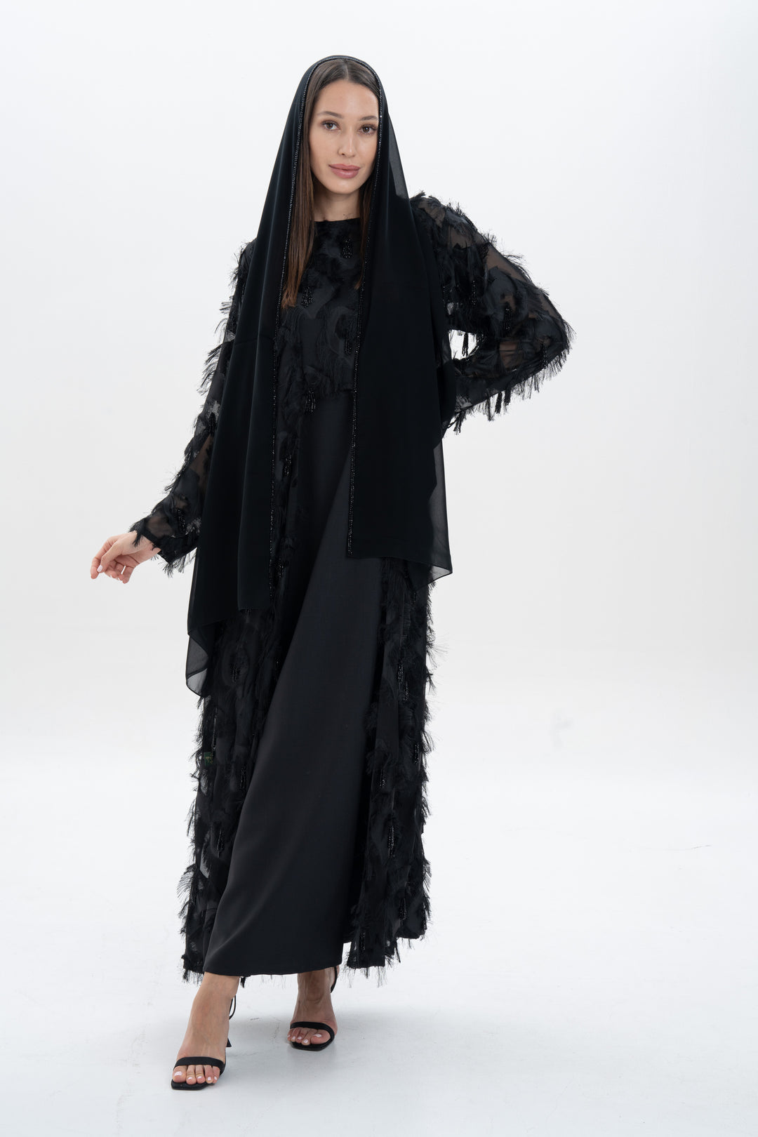 Feather Abaya
