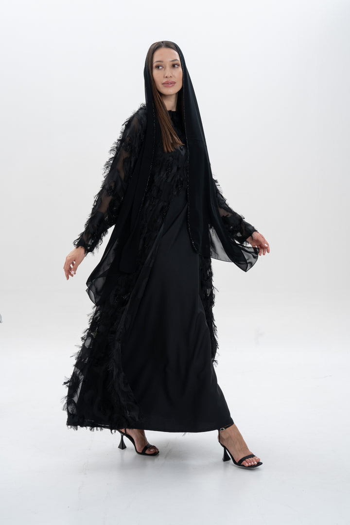 Feather Abaya