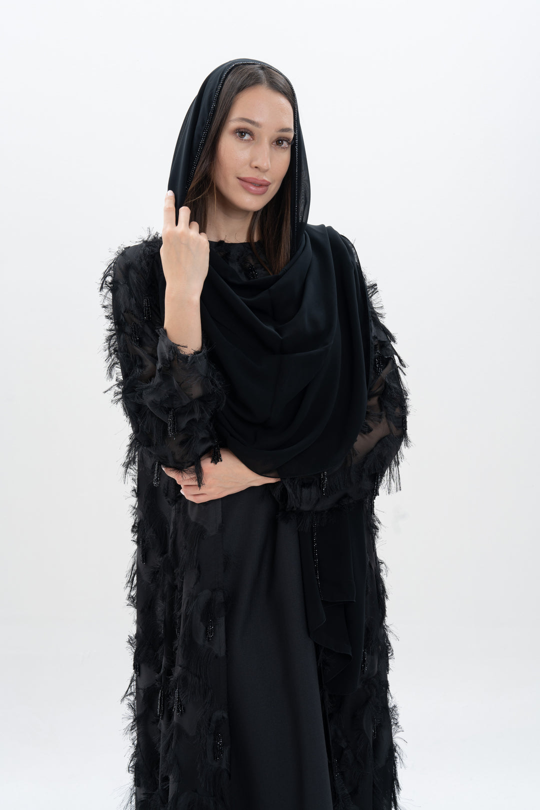 Feather Abaya