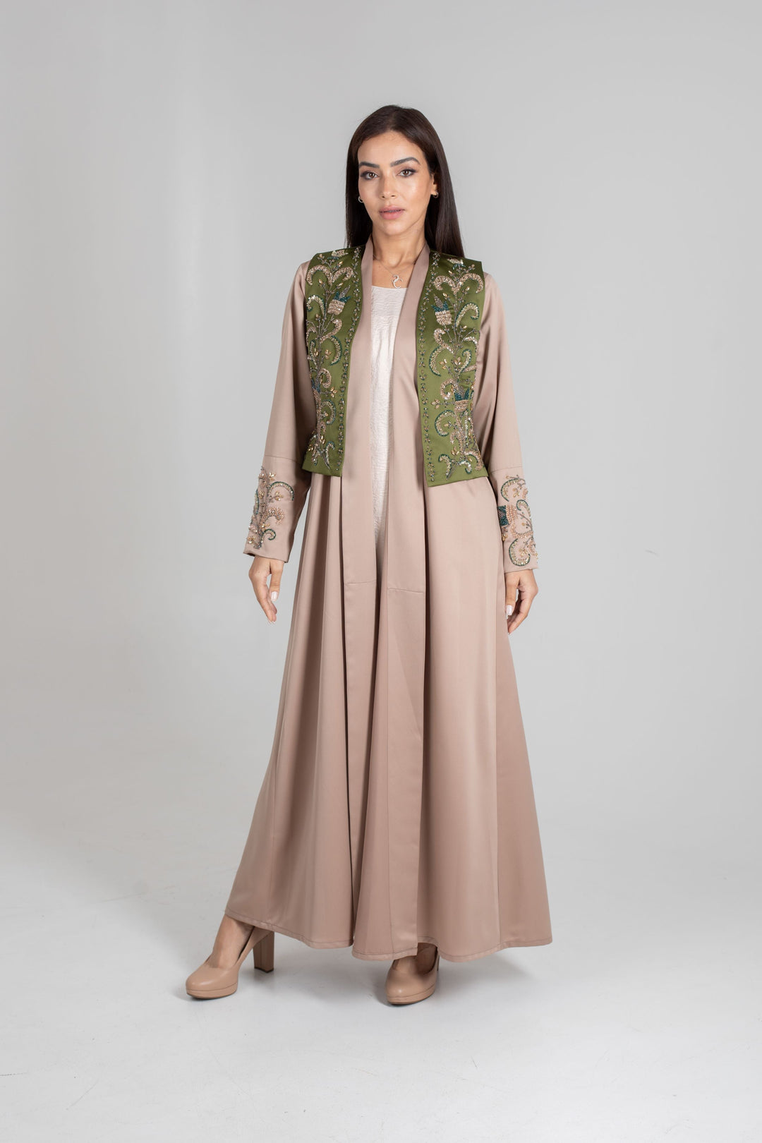TRADITIONAL PINK Abaya Dress