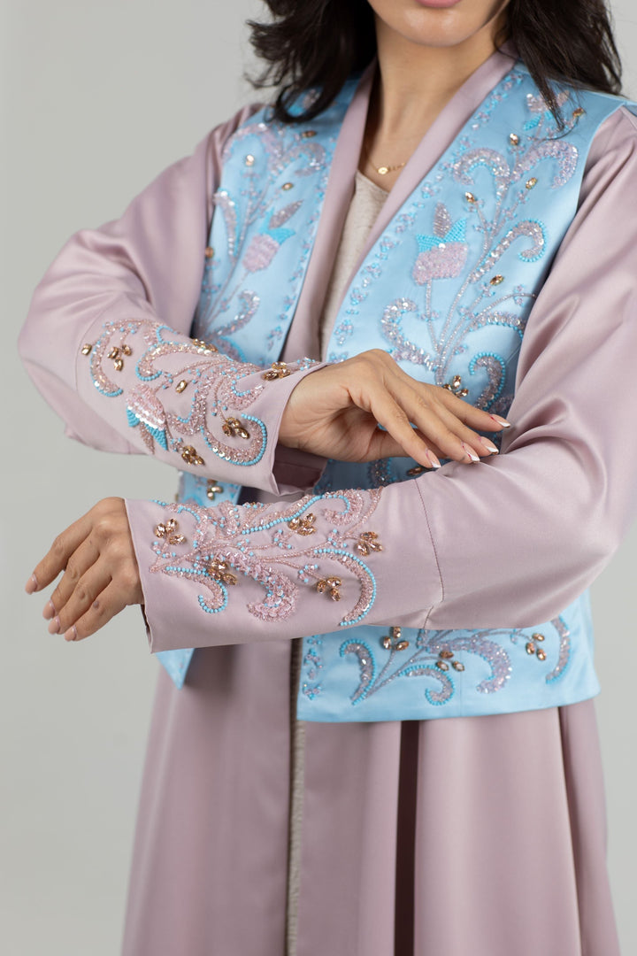 TRADITIONAL PINK Abaya Dress