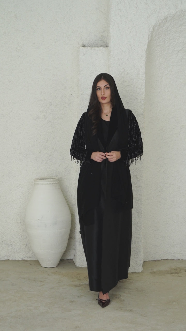 Zayna Black Abaya