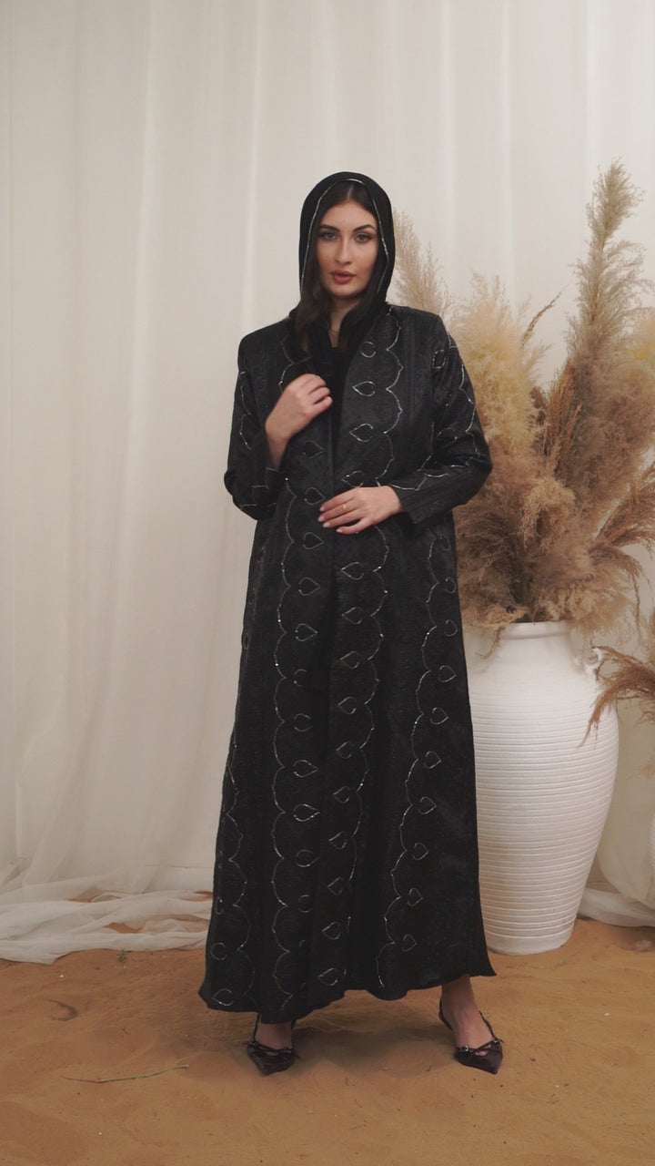 Laila Black Abaya