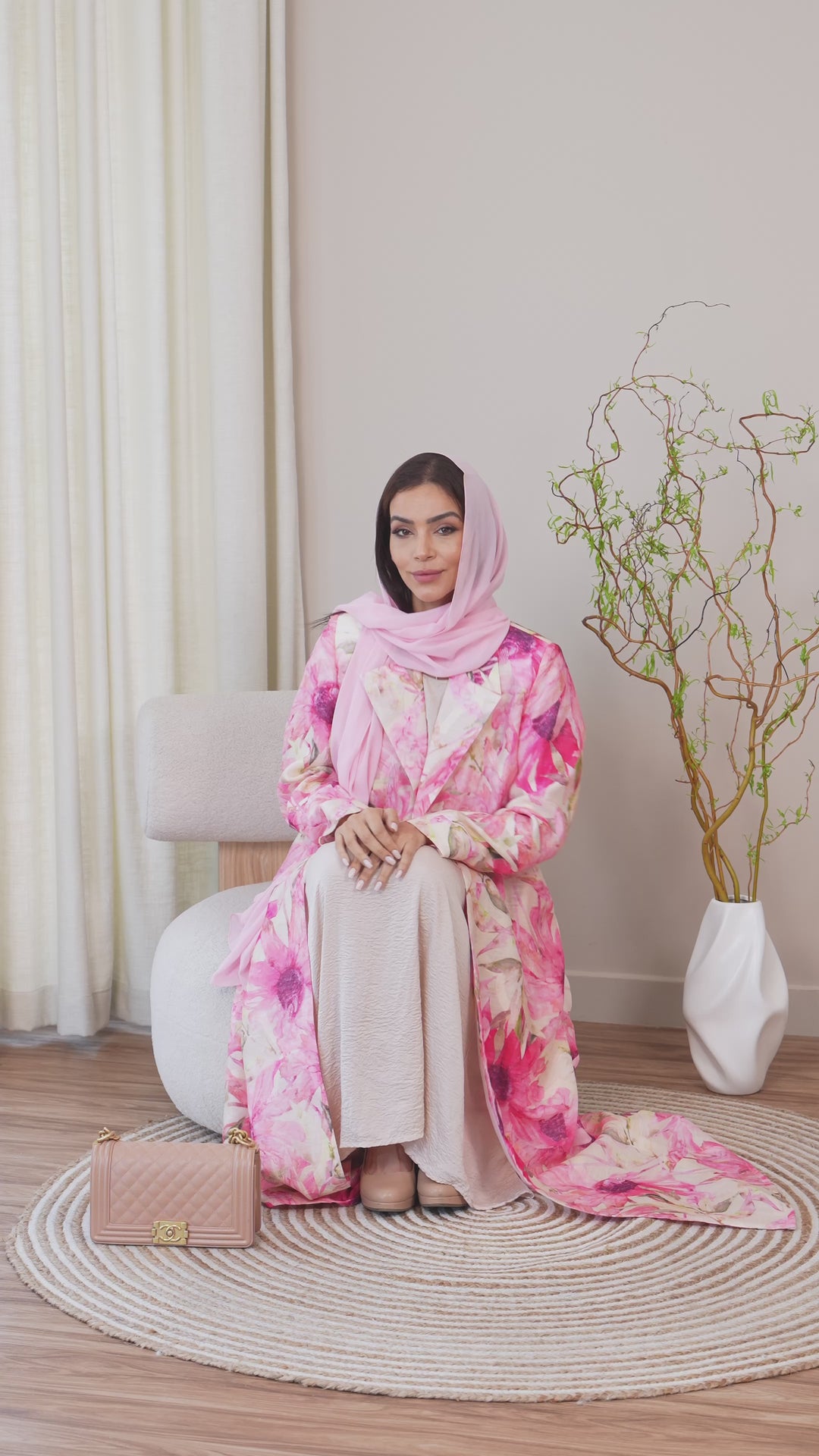 FLORAL ABAYA