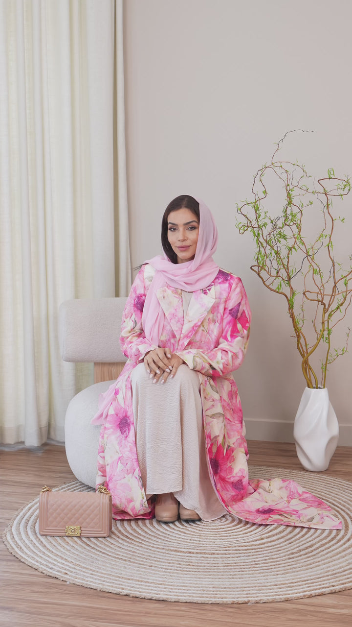 FLORAL ABAYA