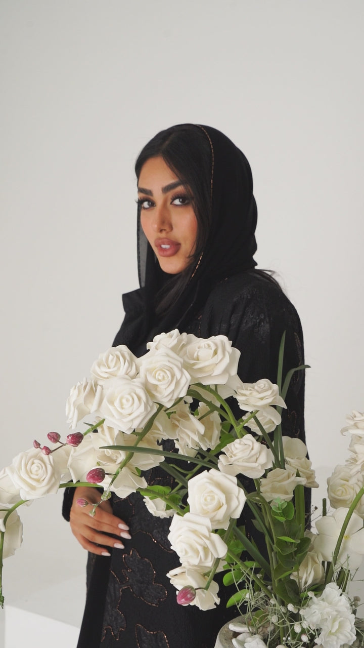 Arwa Black Abaya
