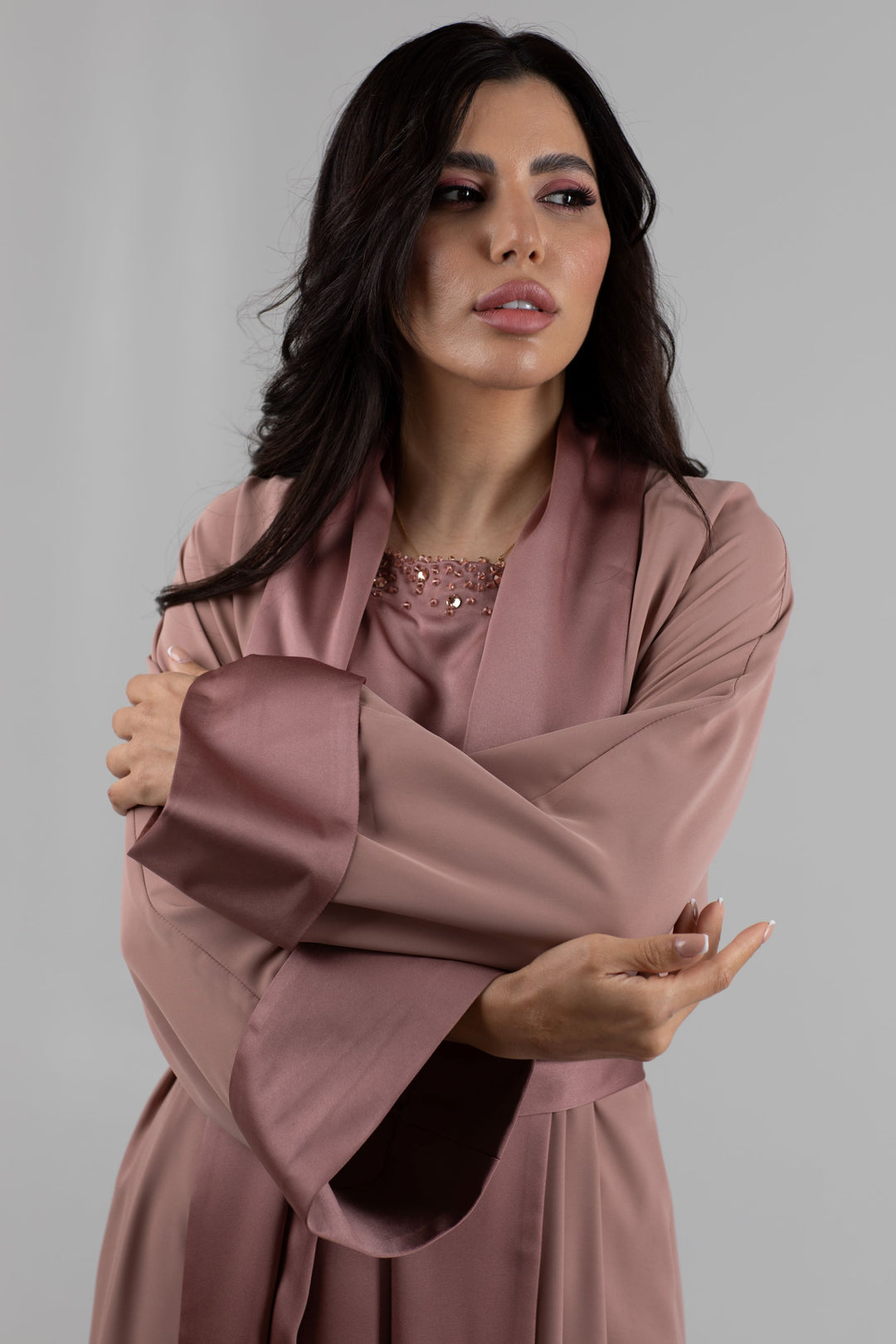 Rose Gold Abaya