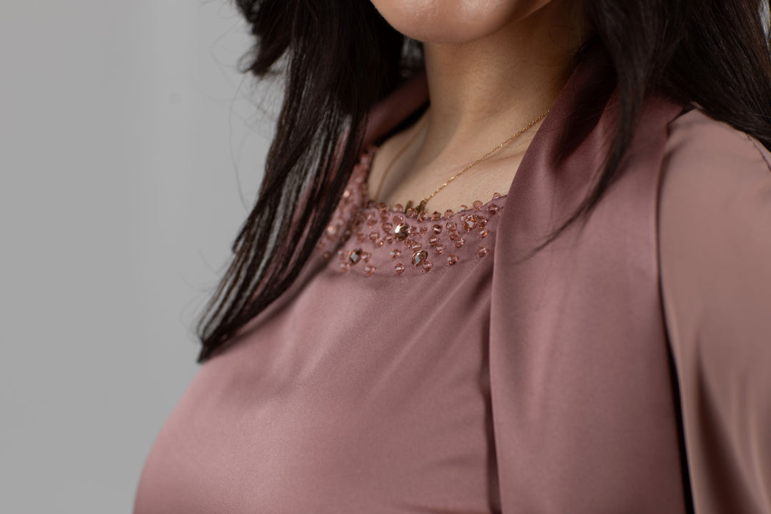 Rose Gold Abaya